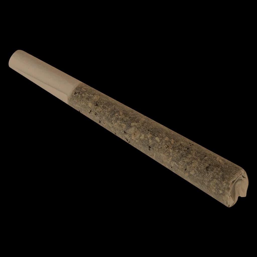 Jublee Extracts Nostalgia aged sticky hash infused pre-roll with natural paper wrap and filter tip