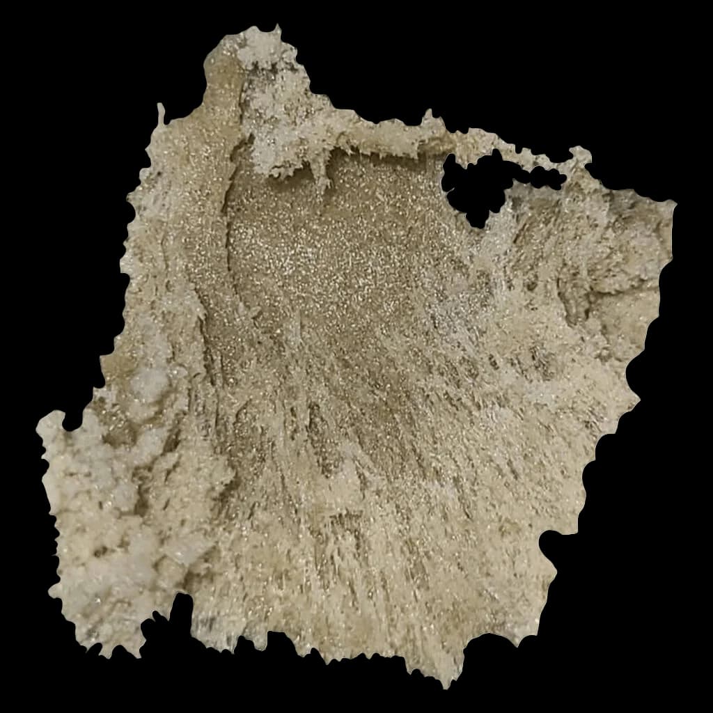 Persy Melt cannabis hash concentrate with granular texture and light tan colour