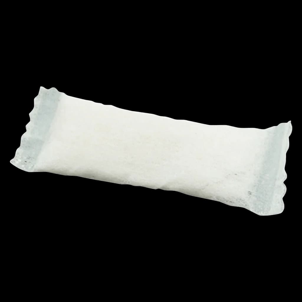 Potluck Winter Mint Chillows sublingual strip in white paper wrapper