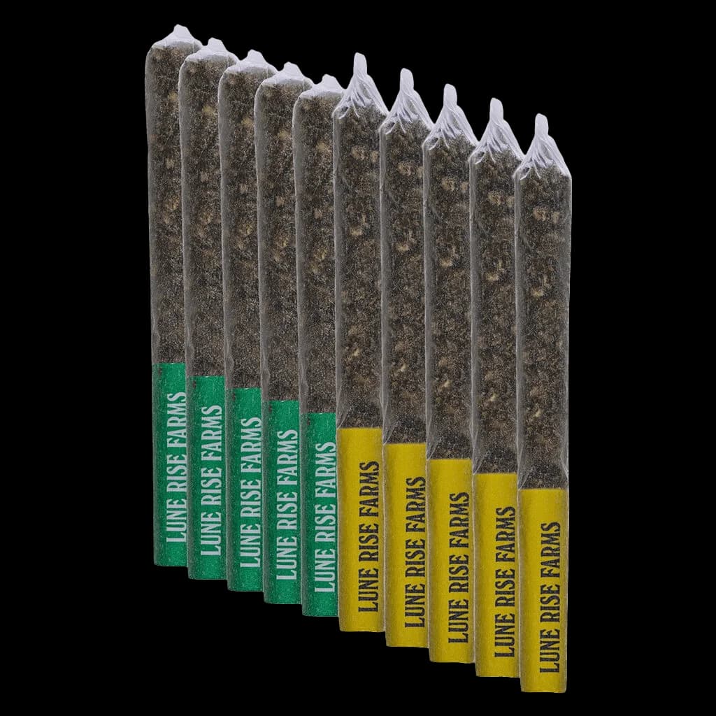 Lune Rise Farms | Farmers' Market Pre-Roll Variety Pack | Lollipopz & Slurricane | 10x0.5g