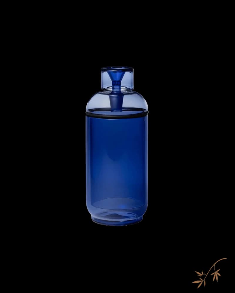 NWTN Home Vesper Gravity Bong, blue glass water pipe with removable bowl piece