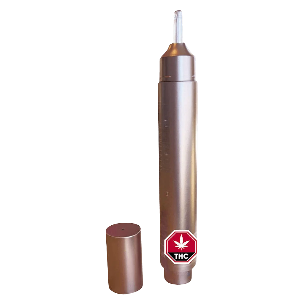 High LOVR Skintimate Oil topical in metallic bronze tube with cap and THC warning label