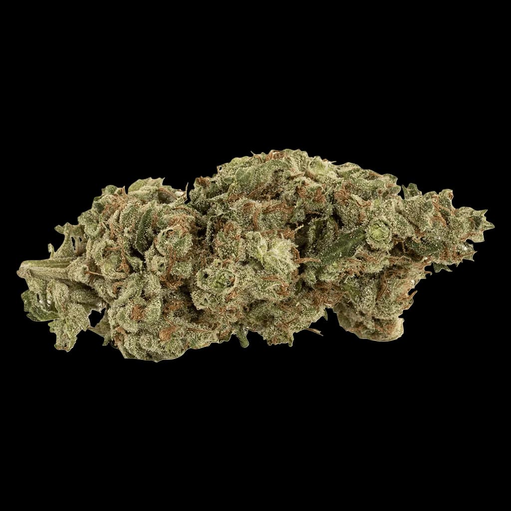 Catch Me Outside Rooster Call dried flower cannabis buds with dense green and brown coloring