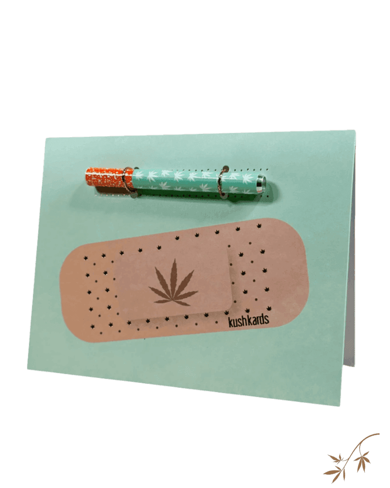 KushKards | One-Hitter Greeting Card | Get Well